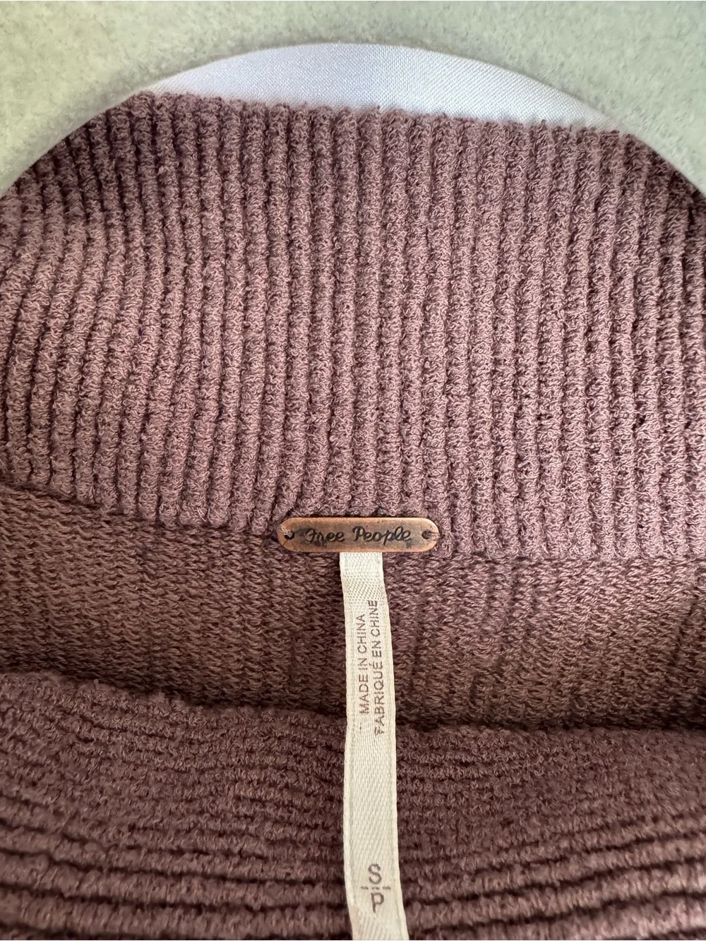 Free People Isla Ottoman sleeveless ribbed turtleneck tunic size small